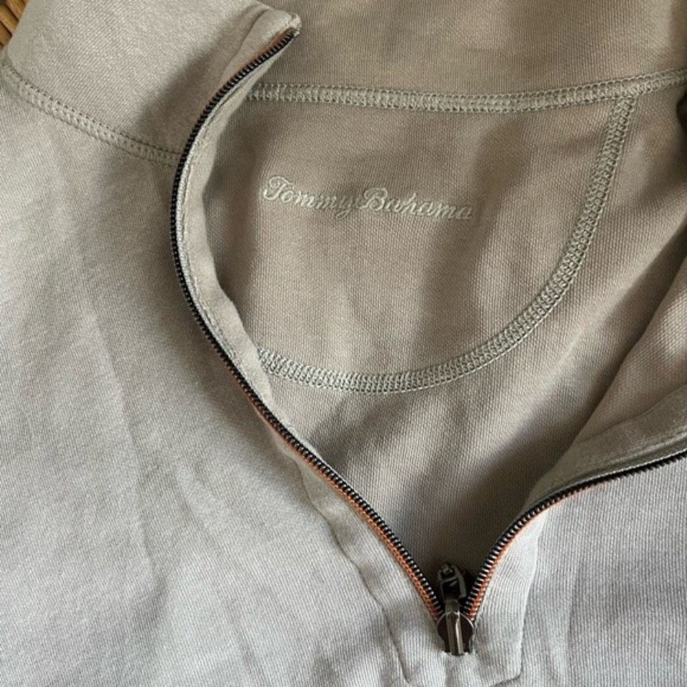 Tommy Bahama Quarter Zip Sweatshirt - Picture 9 of 9